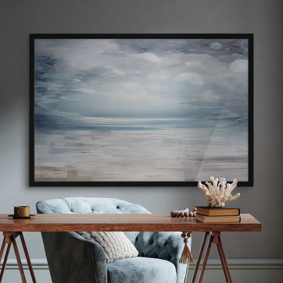 carta da parati Acque calme sotto un cielo nuvoloso nr. f35715