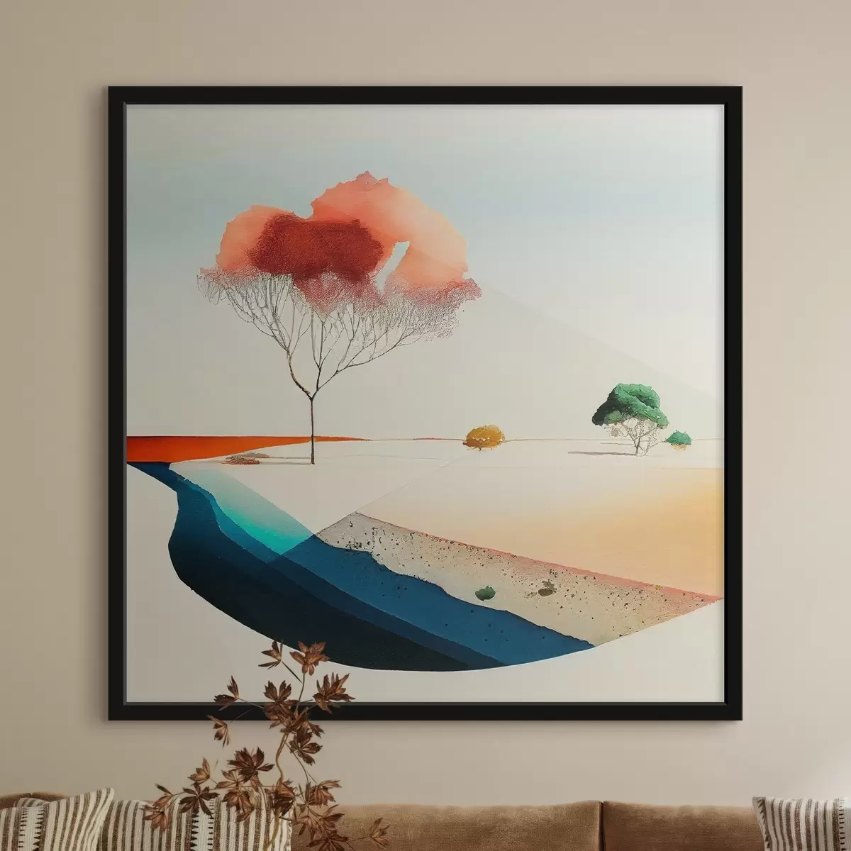 Poster Alberi solitari f35709