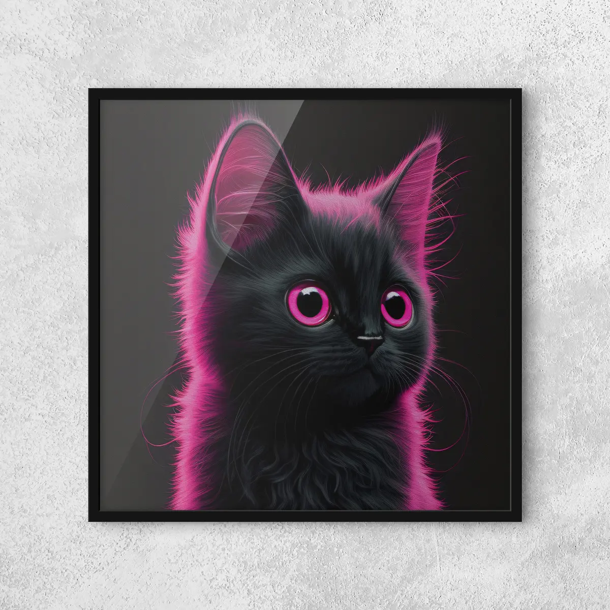 Poster Simpatico gattino dalla pelliccia vivace f35511