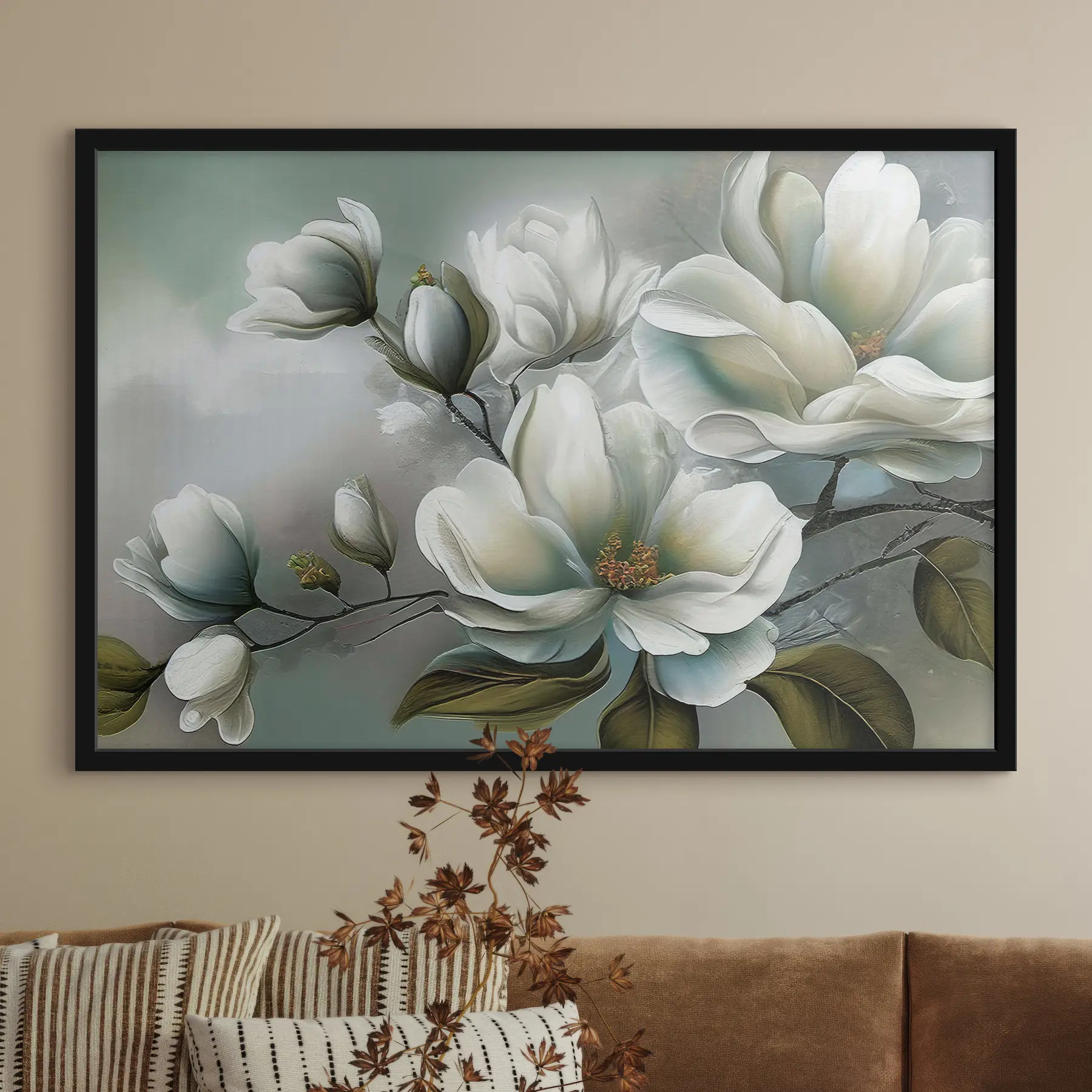 carta da parati Delicati fiori dalle tonalità tenui nr. f35494