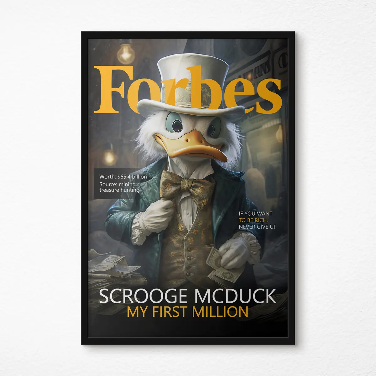 Poster Le ricche avventure di Scrooge McDuck ci aspettano f35196