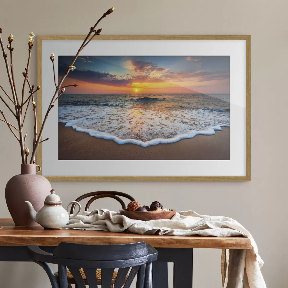 Poster Il mare saluta il mattino f35166