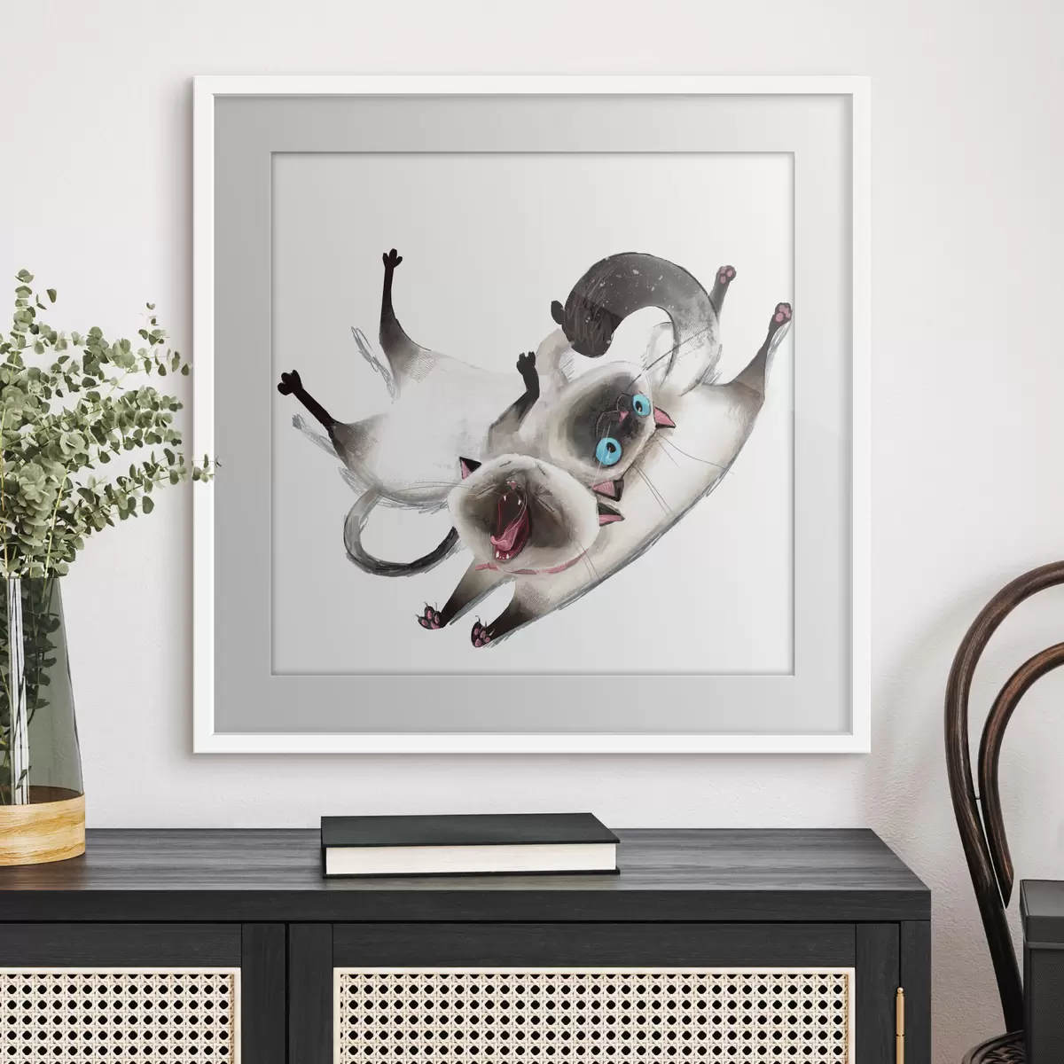 Poster Due gatti siamesi f34990