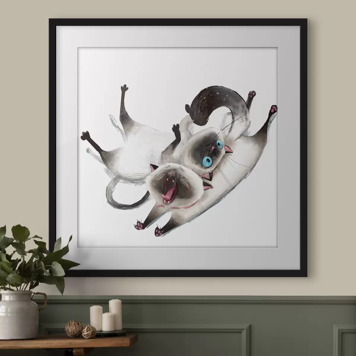 Poster Due gatti siamesi f34990