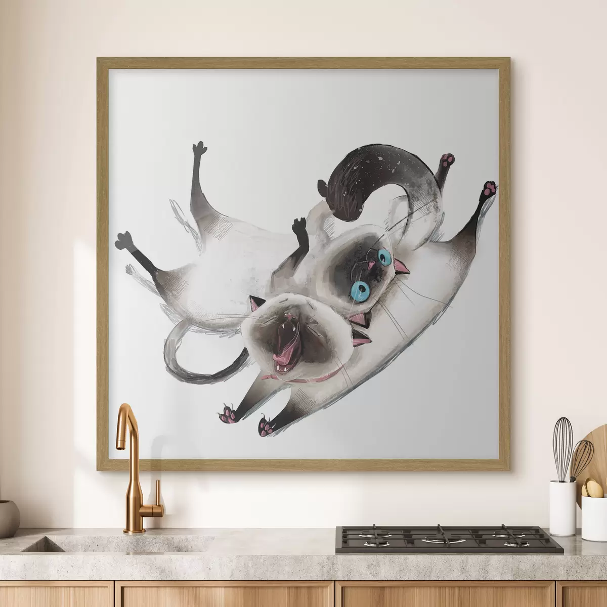 Poster Due gatti siamesi f34990