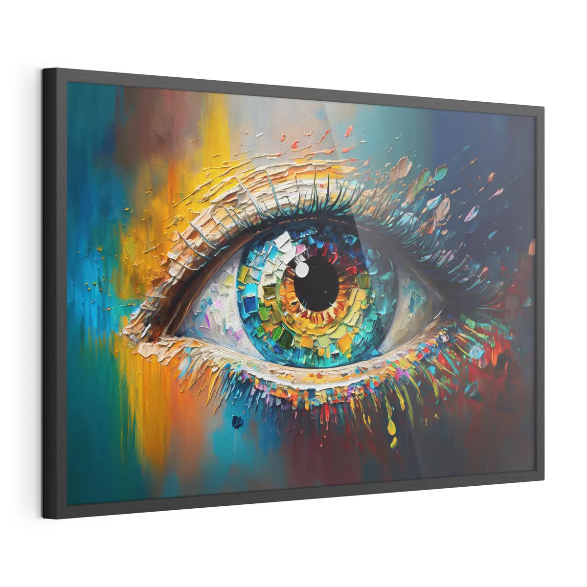 Poster Colori vibranti in un occhio ipnotico f34943