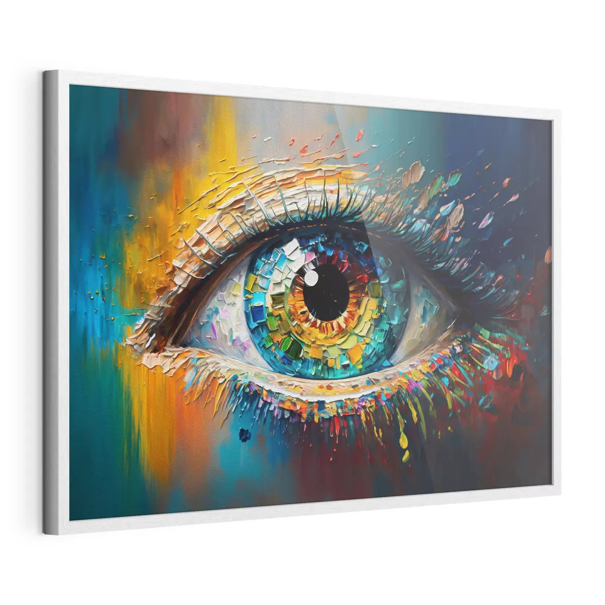 Poster Colori vibranti in un occhio ipnotico f34943
