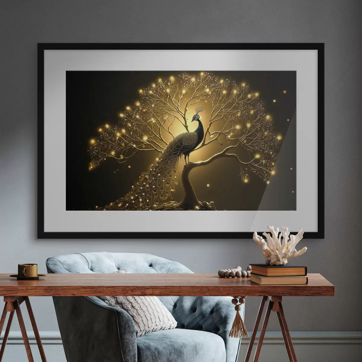 Poster Il pavone delle stelle f34876