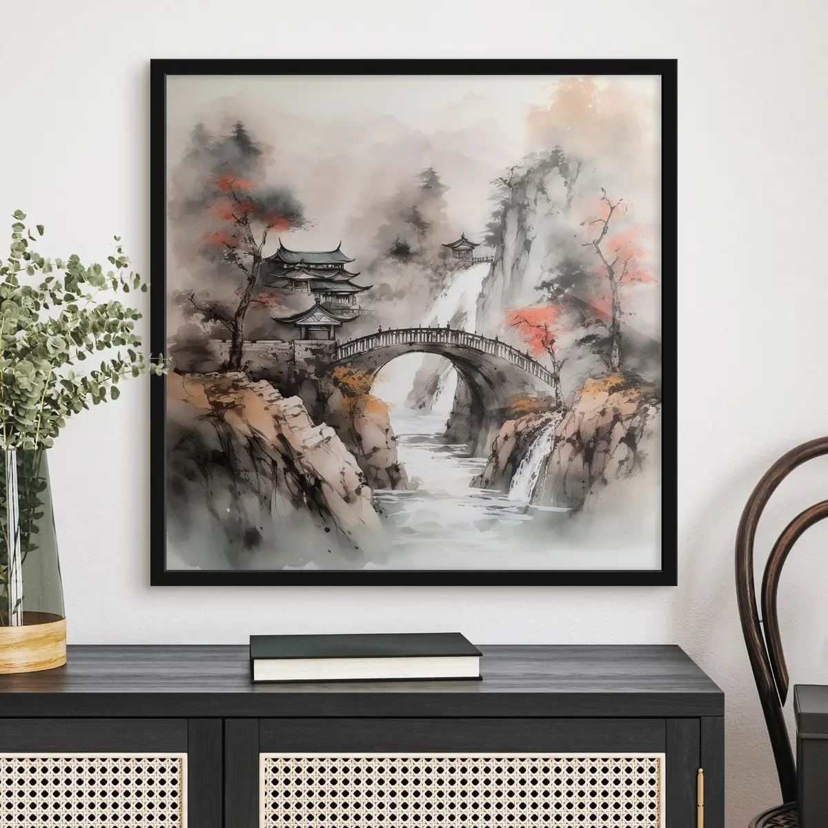 Poster Serenità nel dolce abbraccio della natura f34627