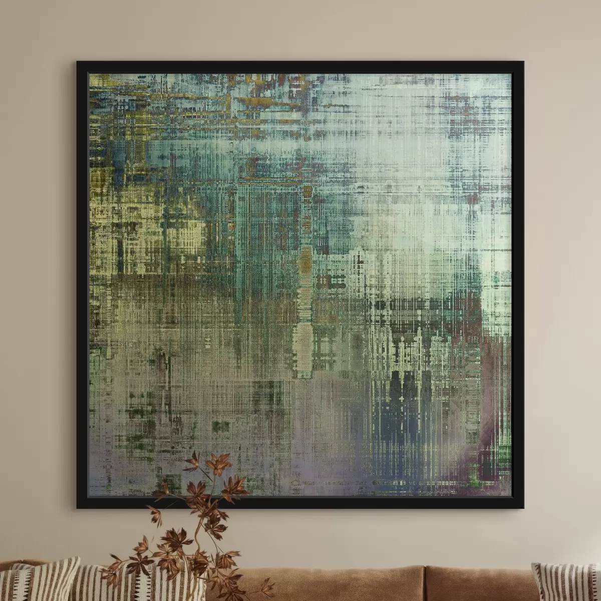 Poster Sfondo grunge con diversi modelli di colore f34626