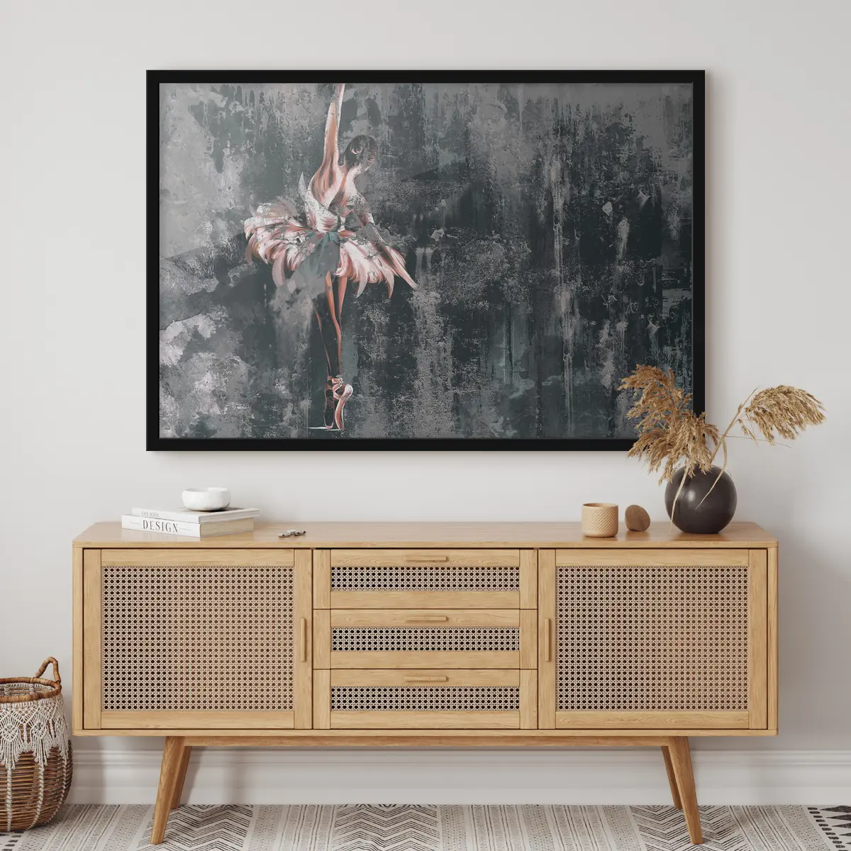 Poster Movimento elegante nell'espressione artistica f34608