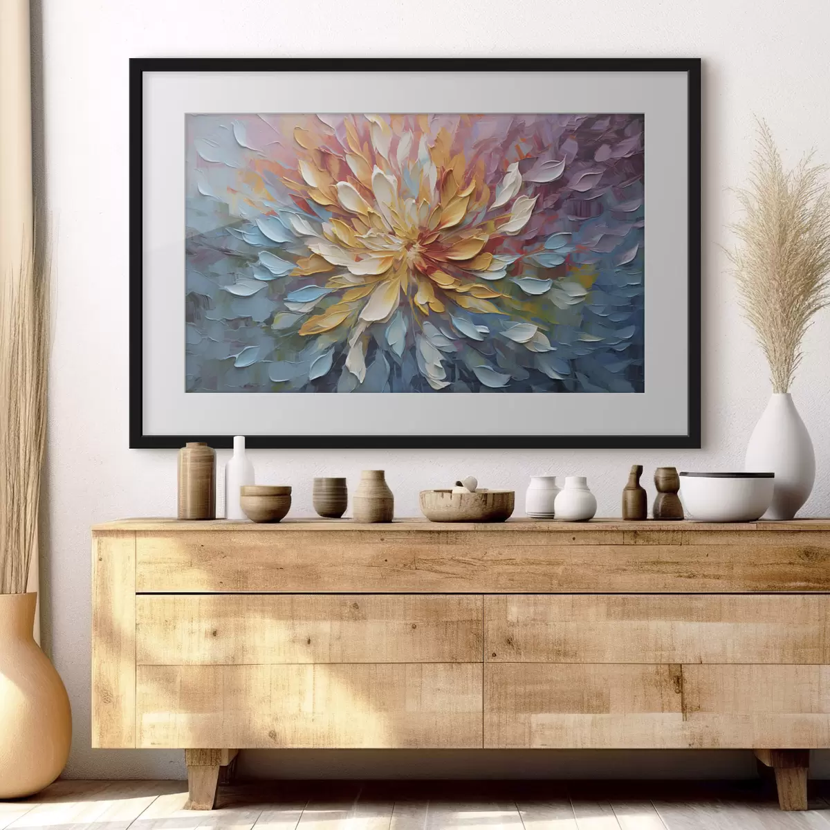 Poster Petali vibranti in una danza vorticosa f34488