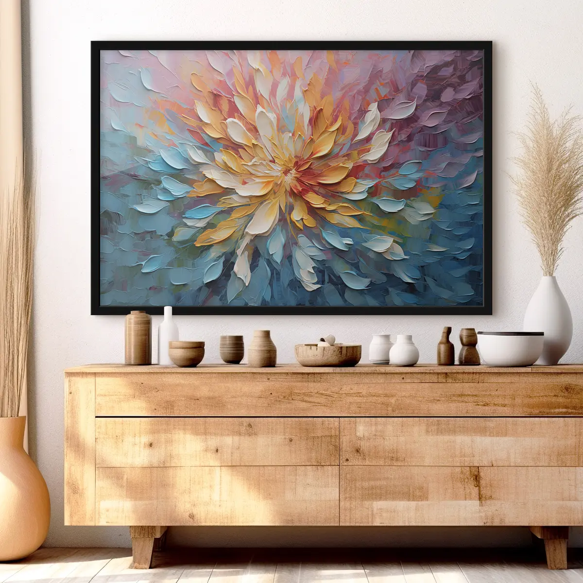 Poster Petali vibranti in una danza vorticosa f34488