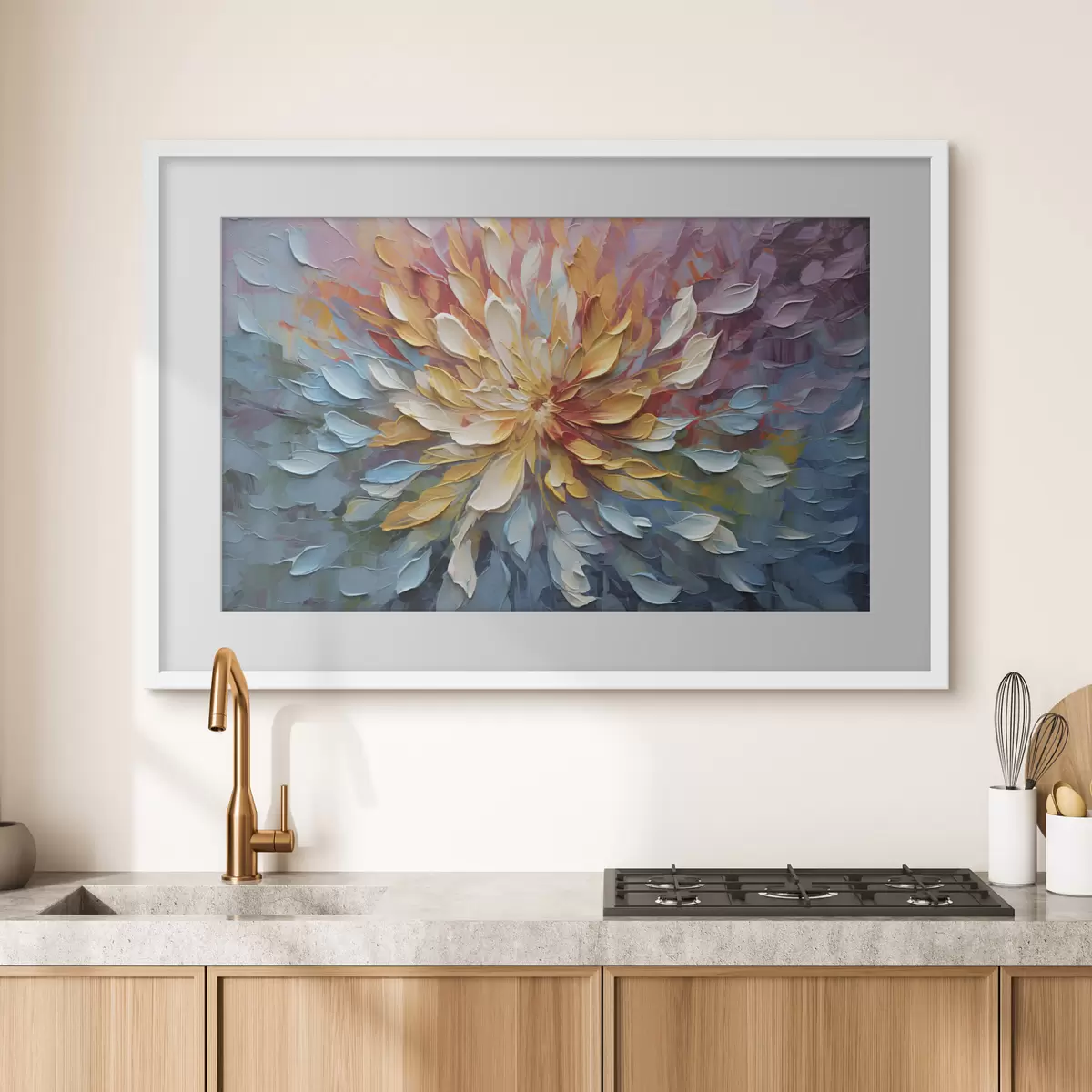 Poster Petali vibranti in una danza vorticosa f34488