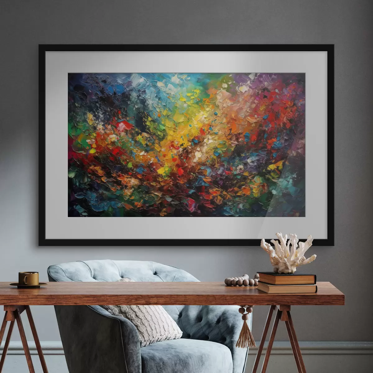 Poster Il fiorire dei colori f34451