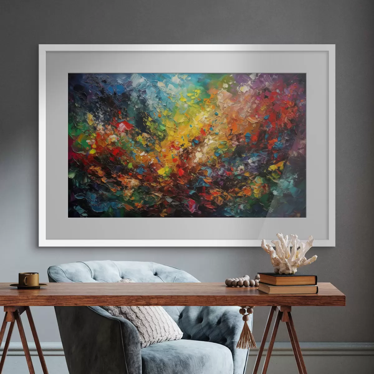 Poster Il fiorire dei colori f34451