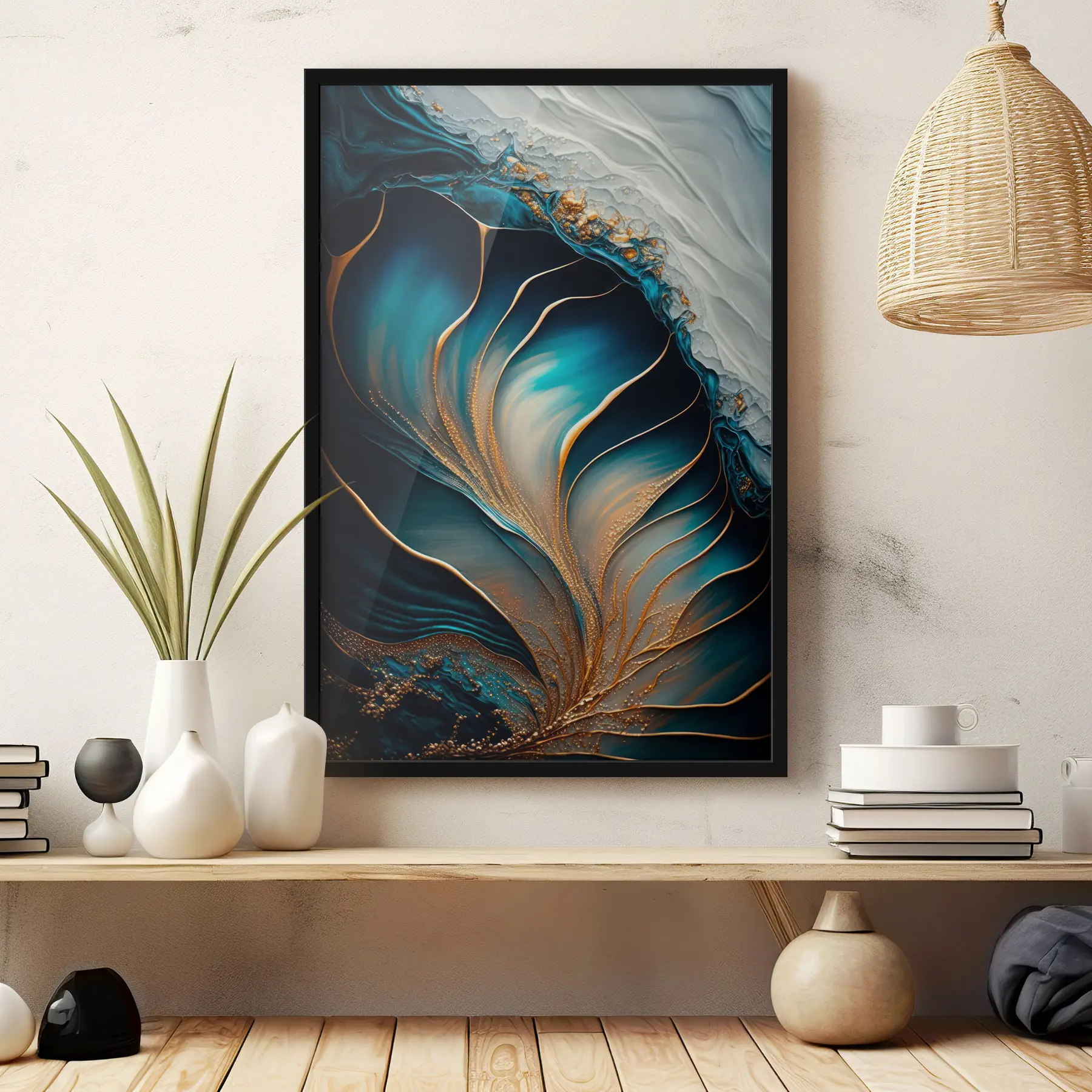 carta da parati Arte fluida in colori vivaci nr. f34441