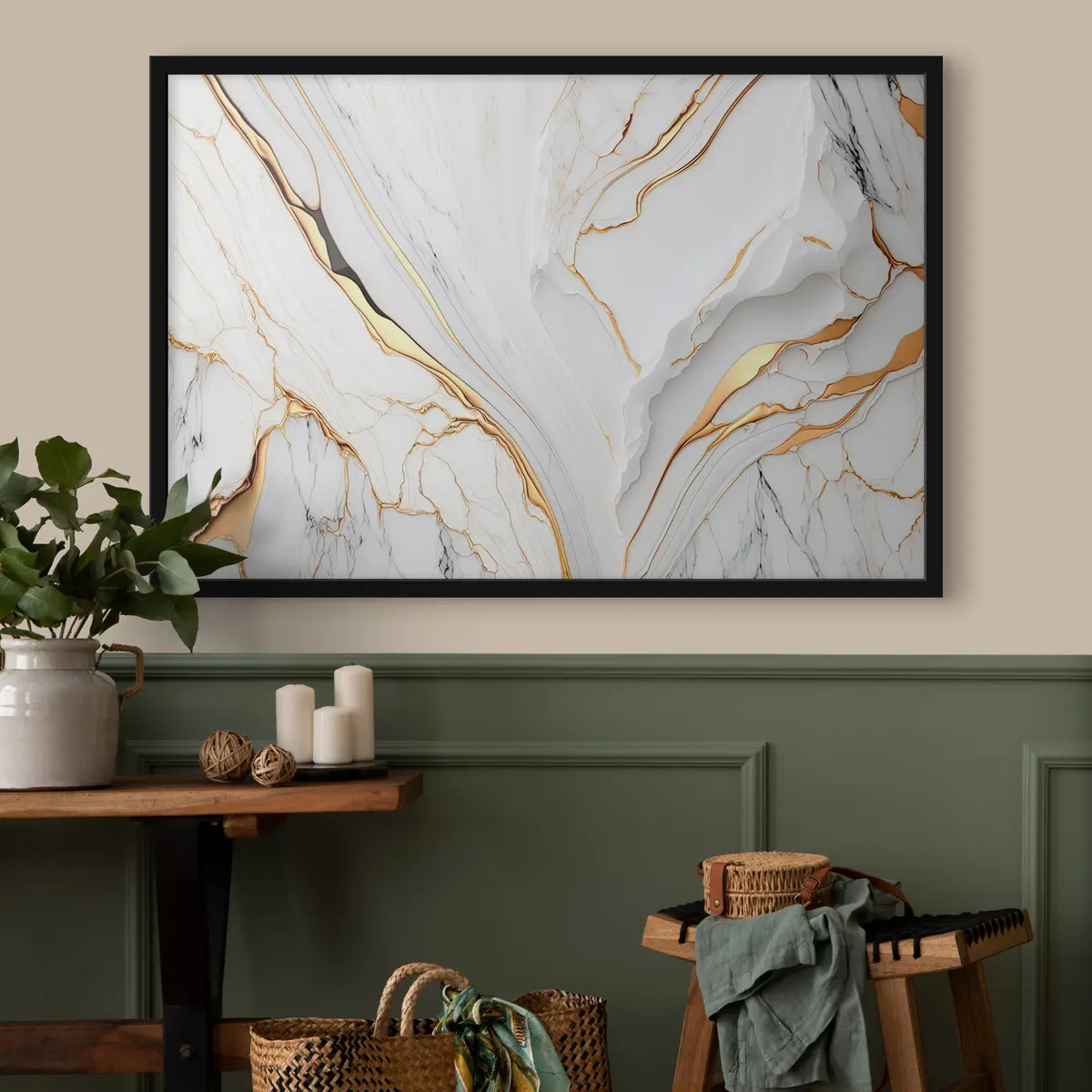 Poster Texture bianca f34128