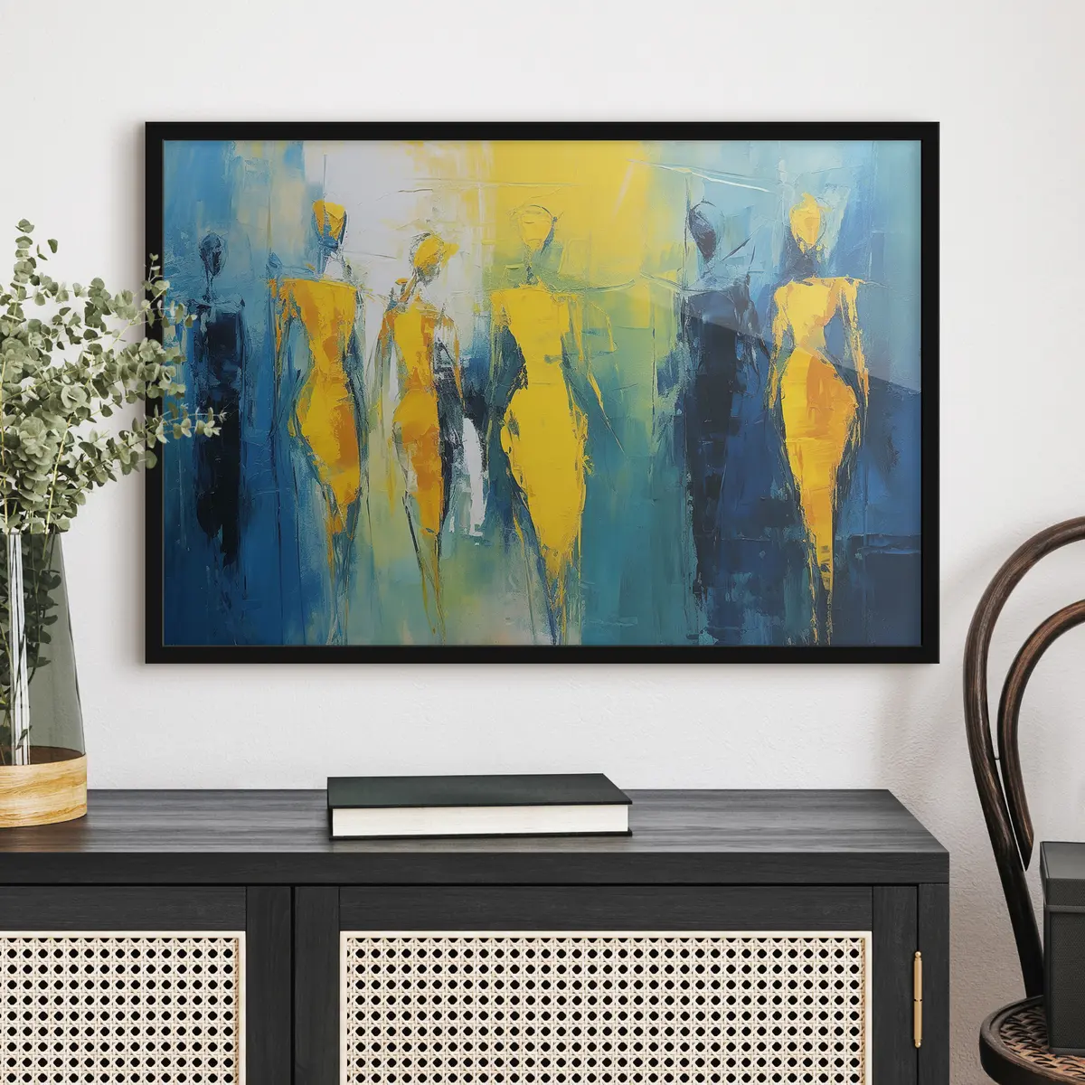 Poster Figure eleganti in colori vivaci f33867