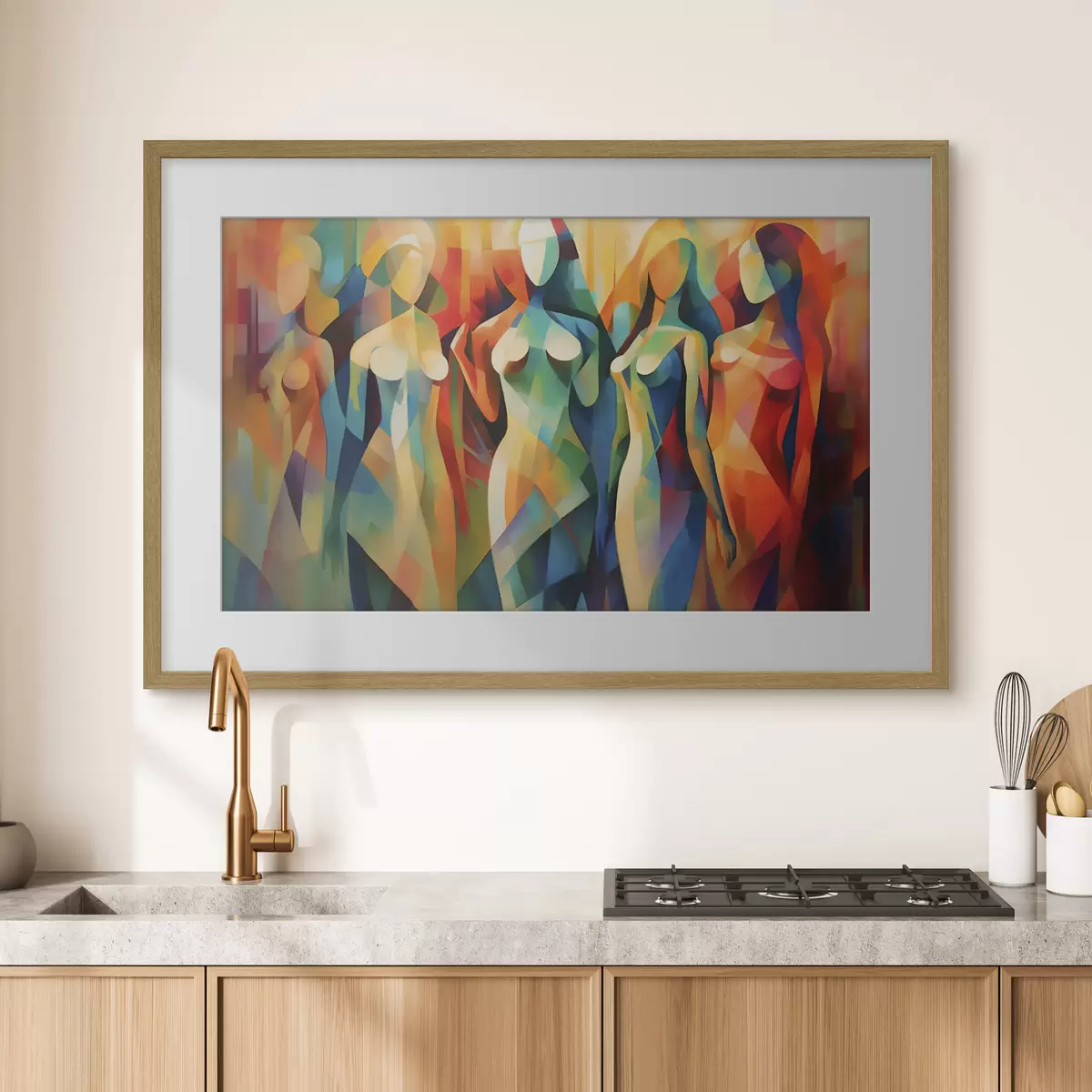 Poster Figure astratte in tonalità vivaci f33844