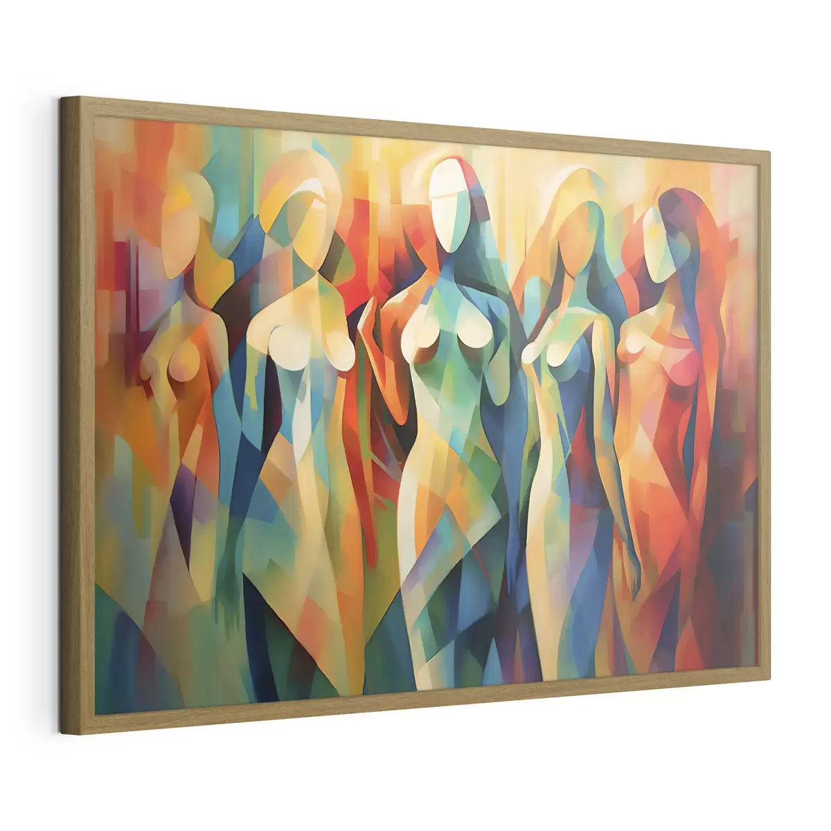 Poster Figure astratte in tonalità vivaci f33844