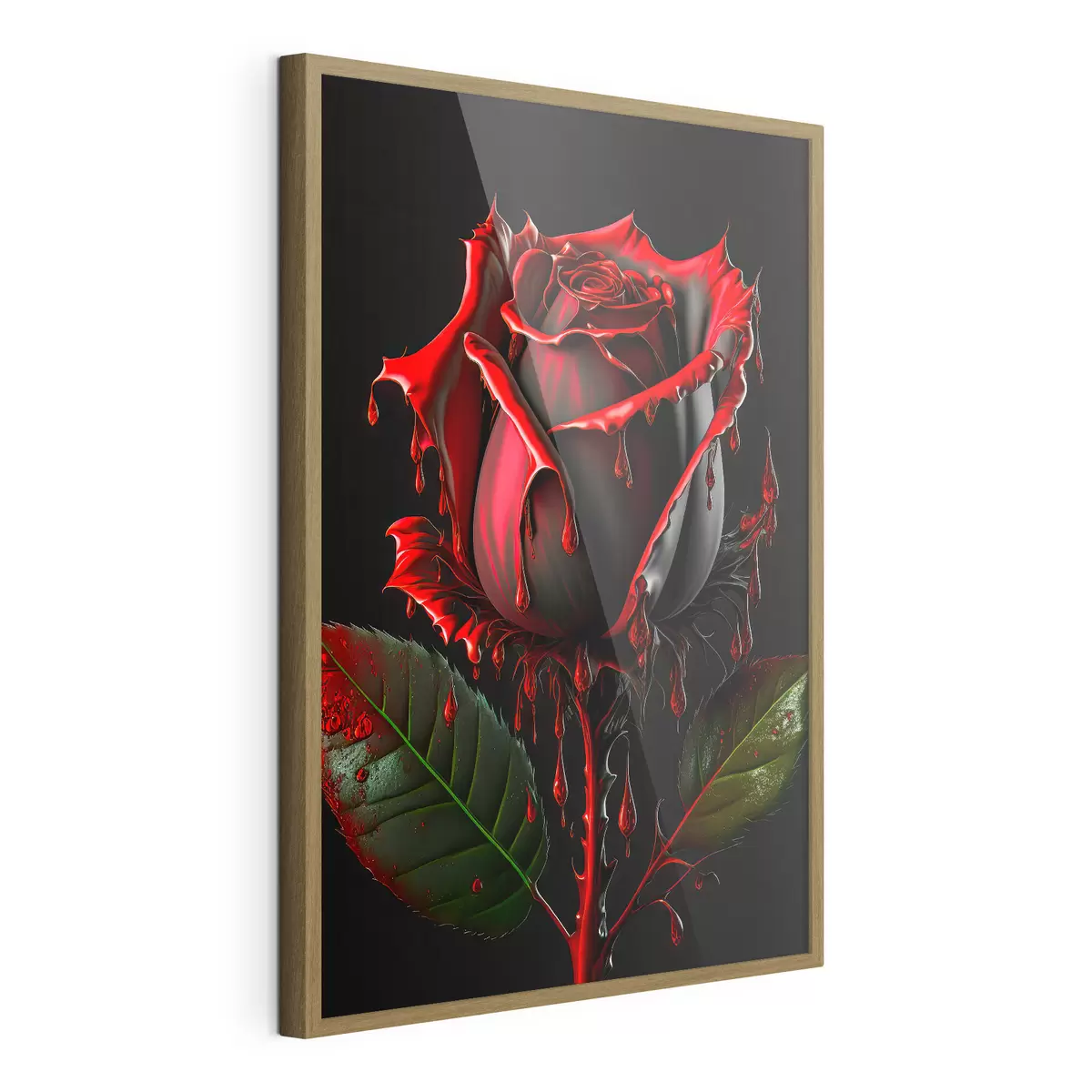 Poster Rosa oscura f33709