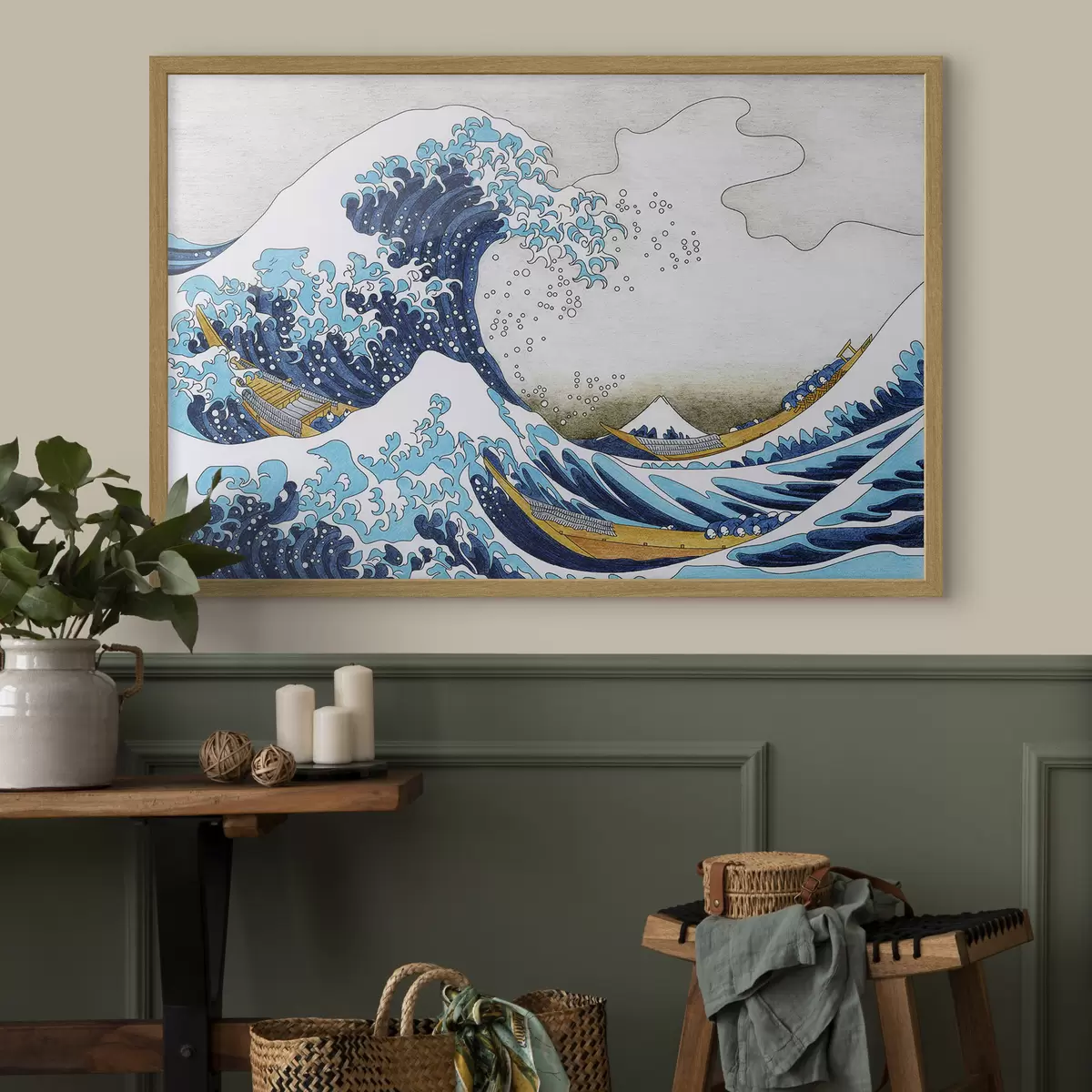 Poster Onde maestose e barche in armonia f33597