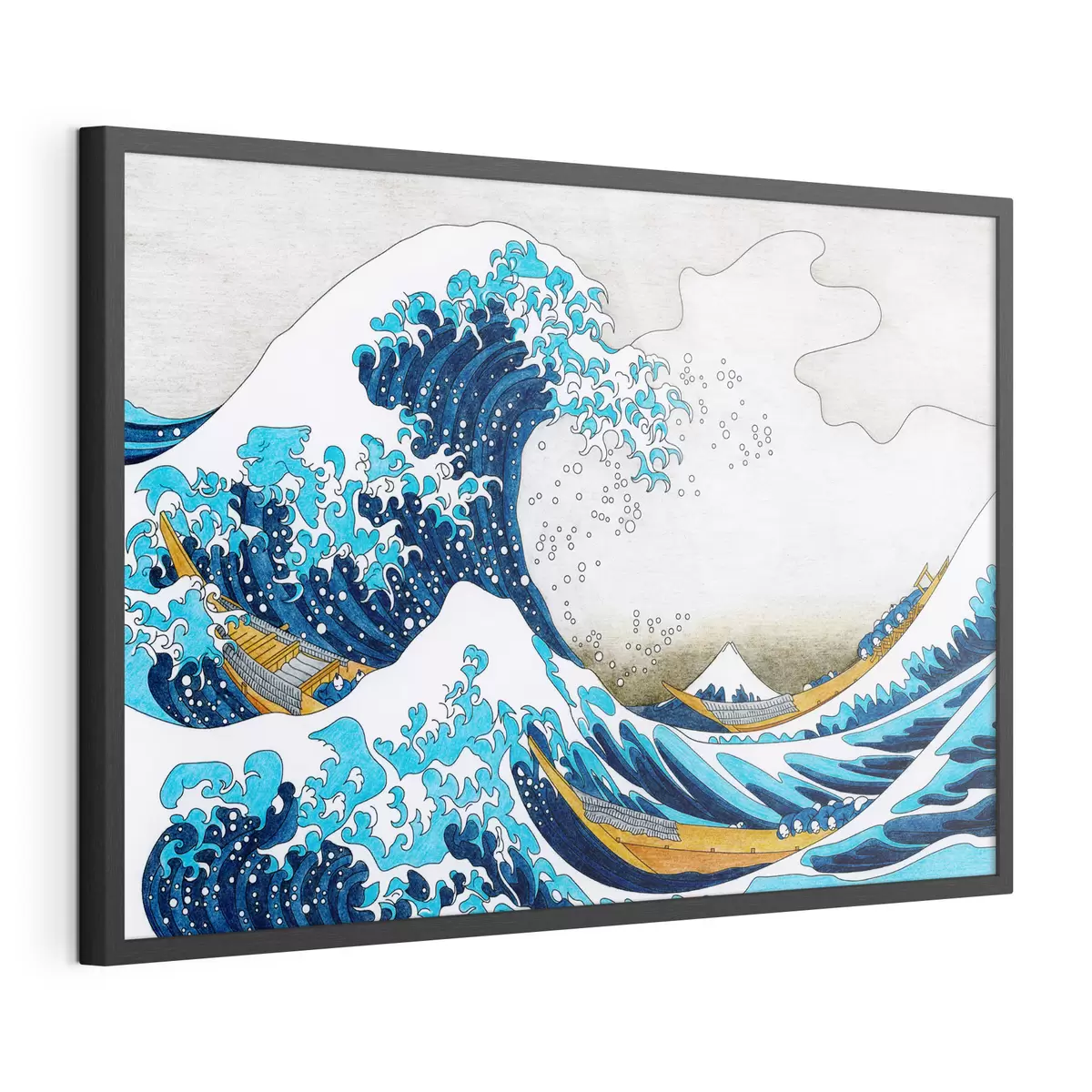 Poster Onde maestose e barche in armonia f33597