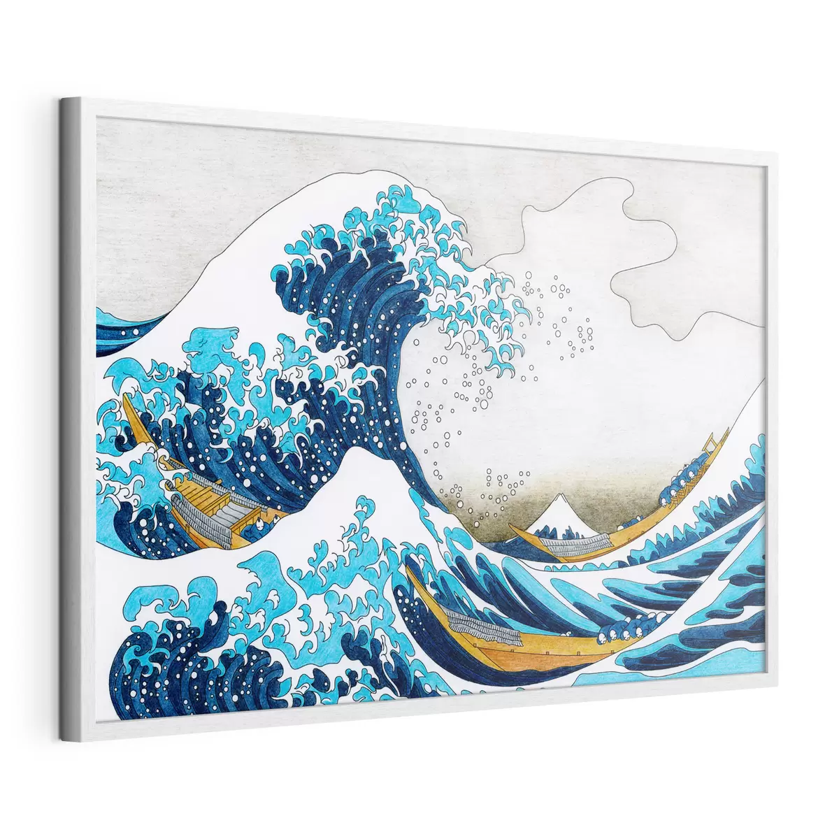 Poster Onde maestose e barche in armonia f33597