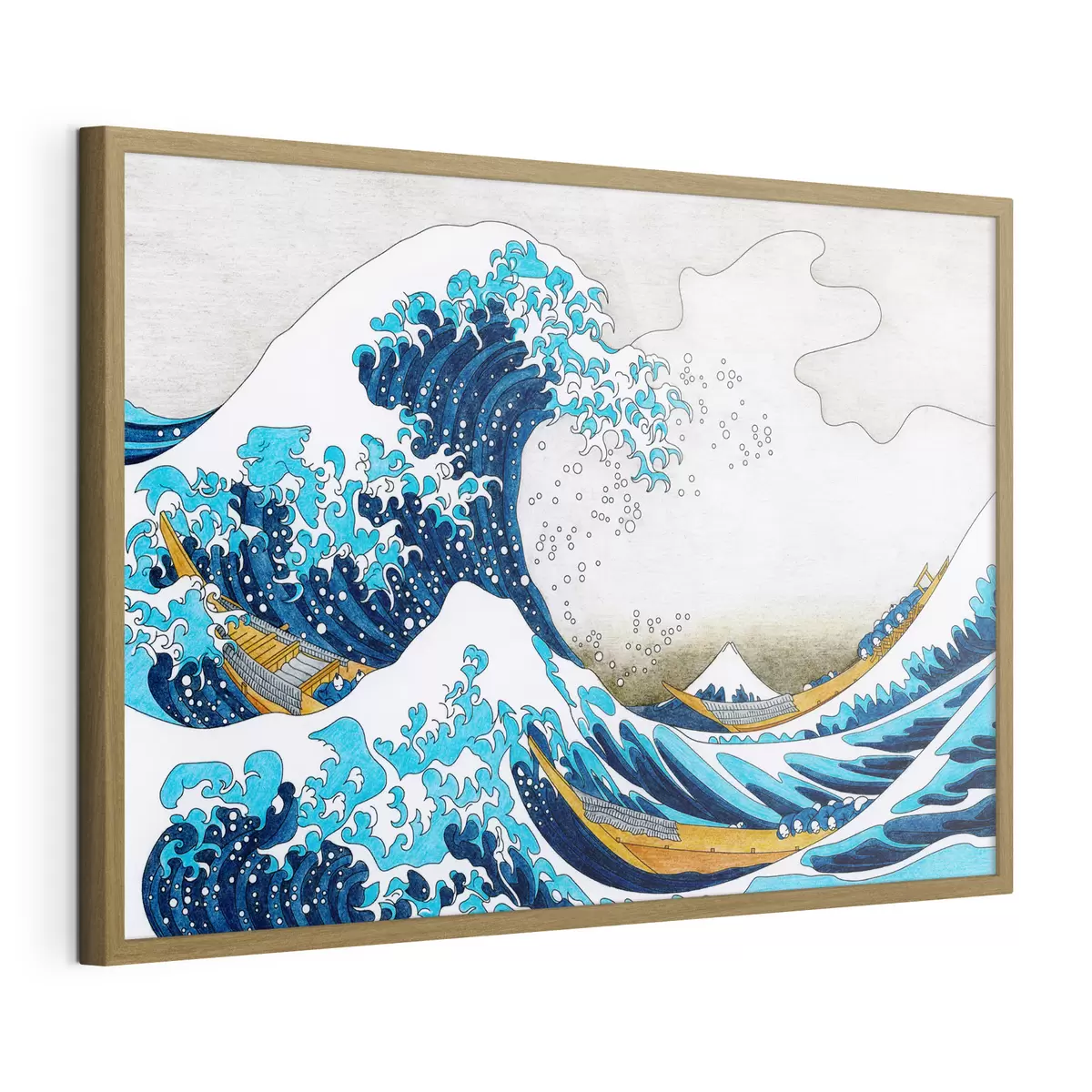 Poster Onde maestose e barche in armonia f33597