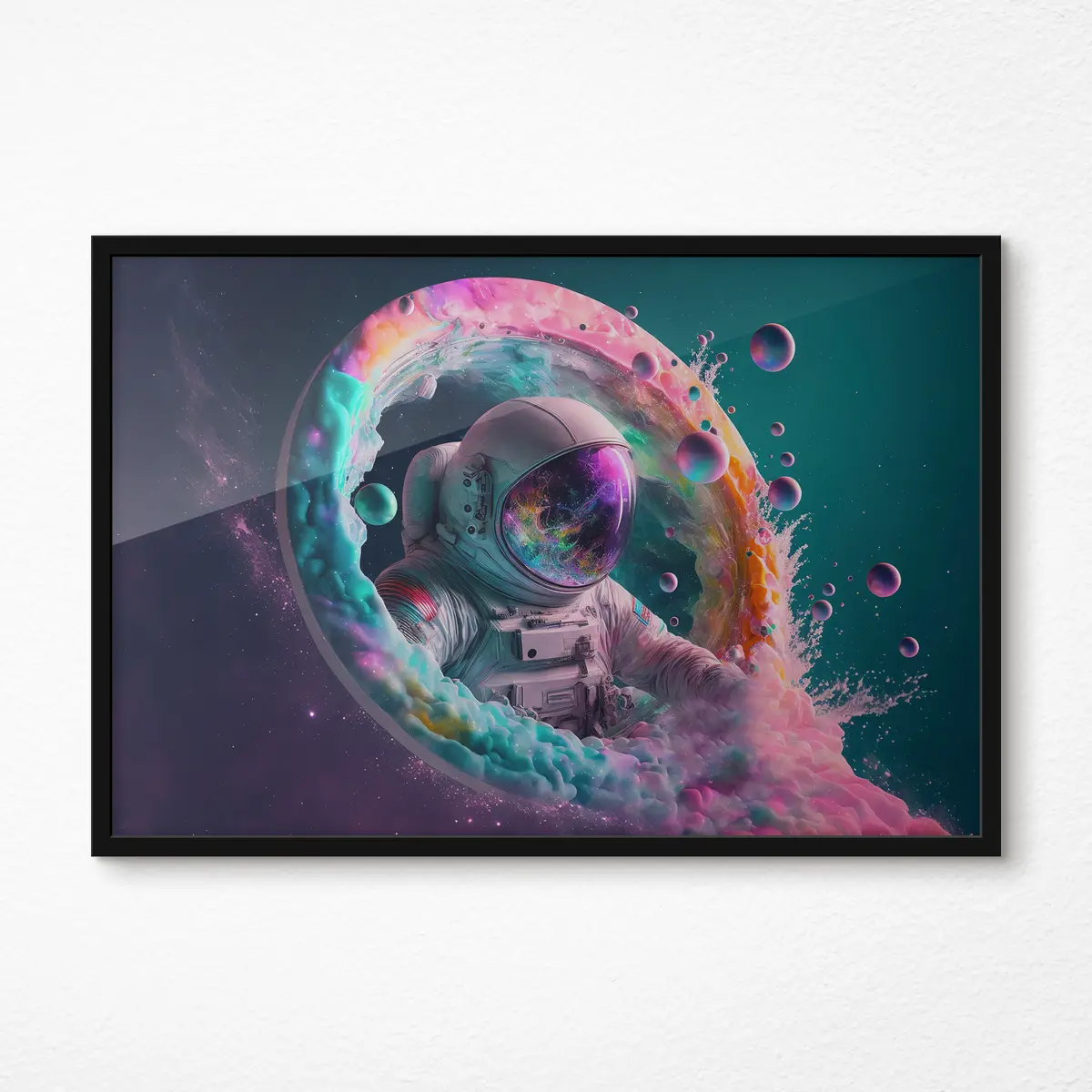 Poster Viaggio cosmico attraverso dimensioni vibranti f33510