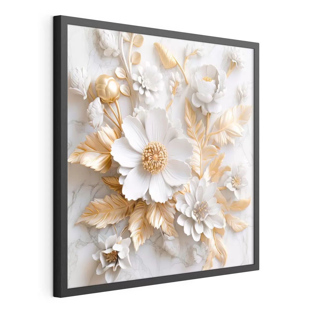 Poster Elegante composizione floreale dalle tonalità tenui f32778
