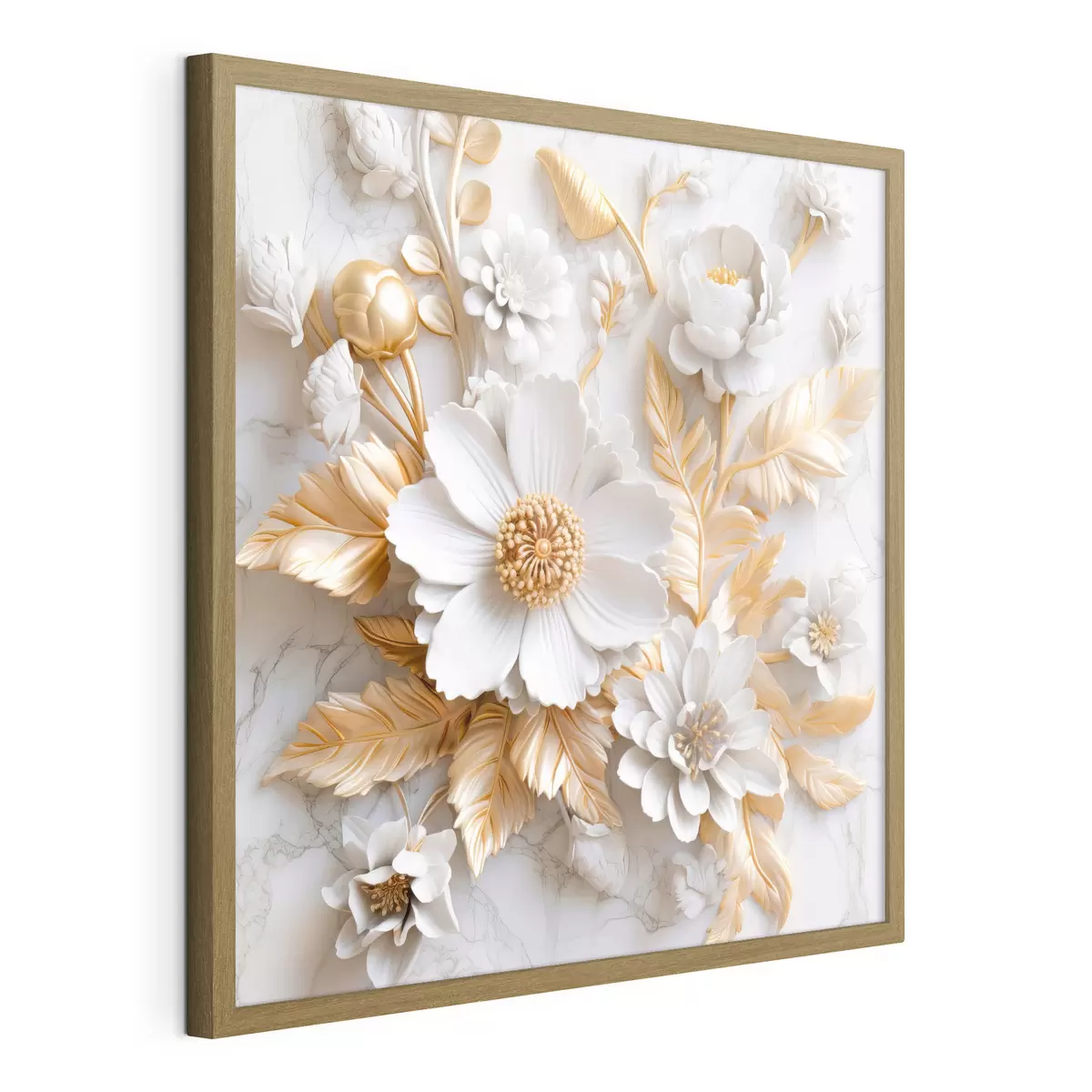 Poster Elegante composizione floreale dalle tonalità tenui f32778