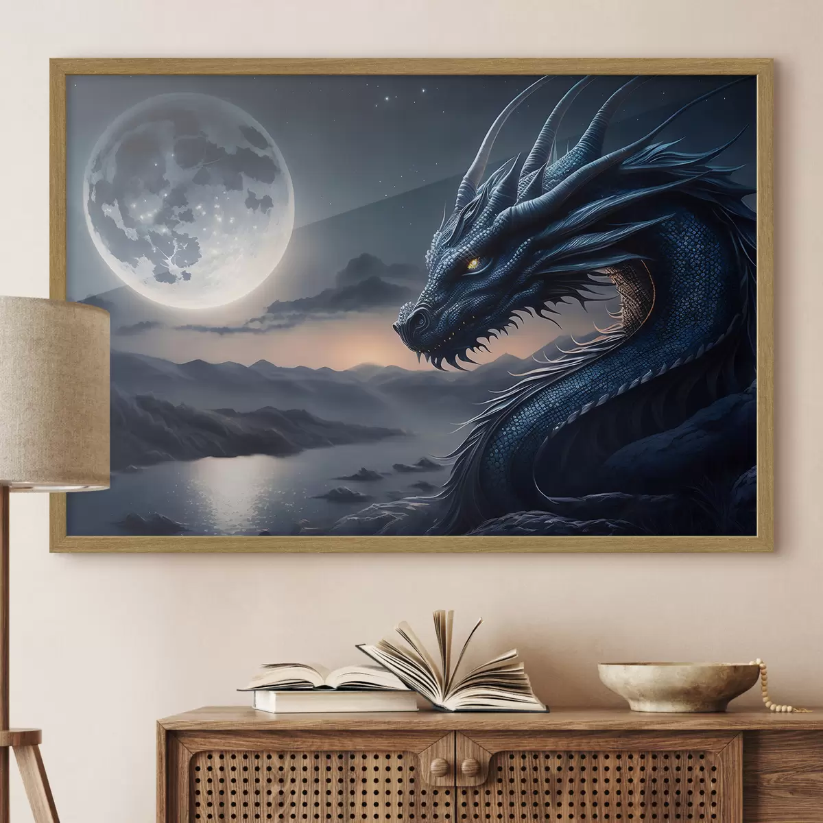 Poster Guardia lunare del drago f32612