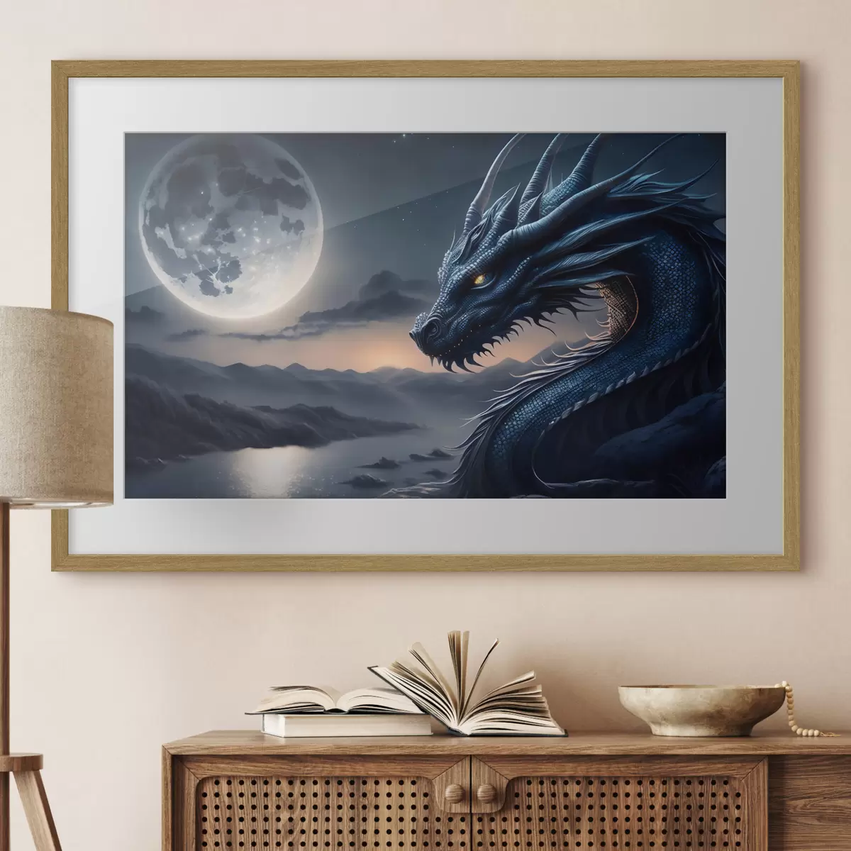 Poster Guardia lunare del drago f32612