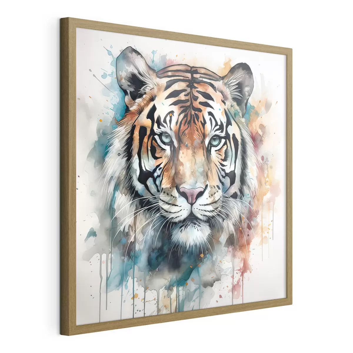 Poster Tigre in stile acquerello f32302