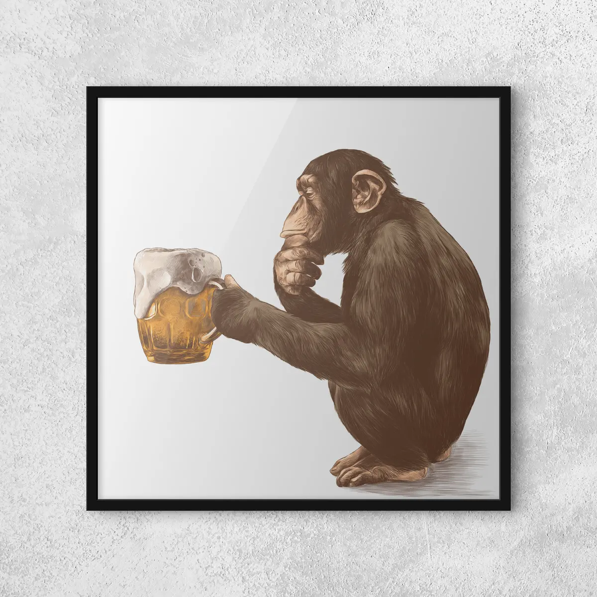 Poster Pensare a una bevanda rinfrescante f31304