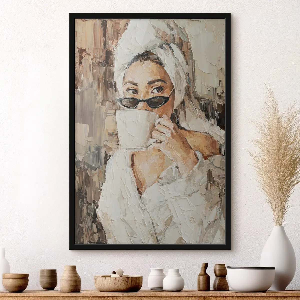 Poster Godersi un caldo momento di tranquillità f25964