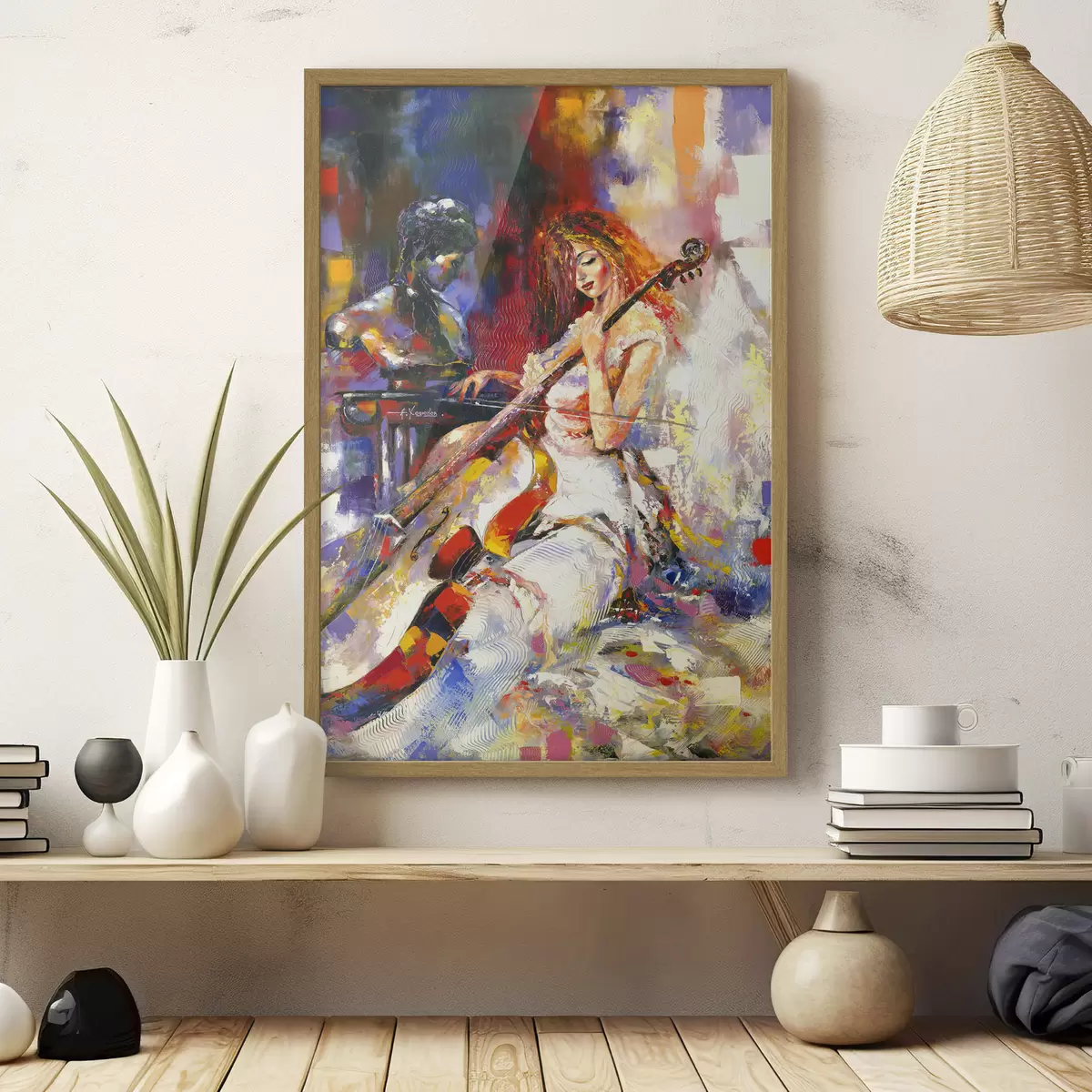 Poster Melodia e colore in perfetta armonia f16795
