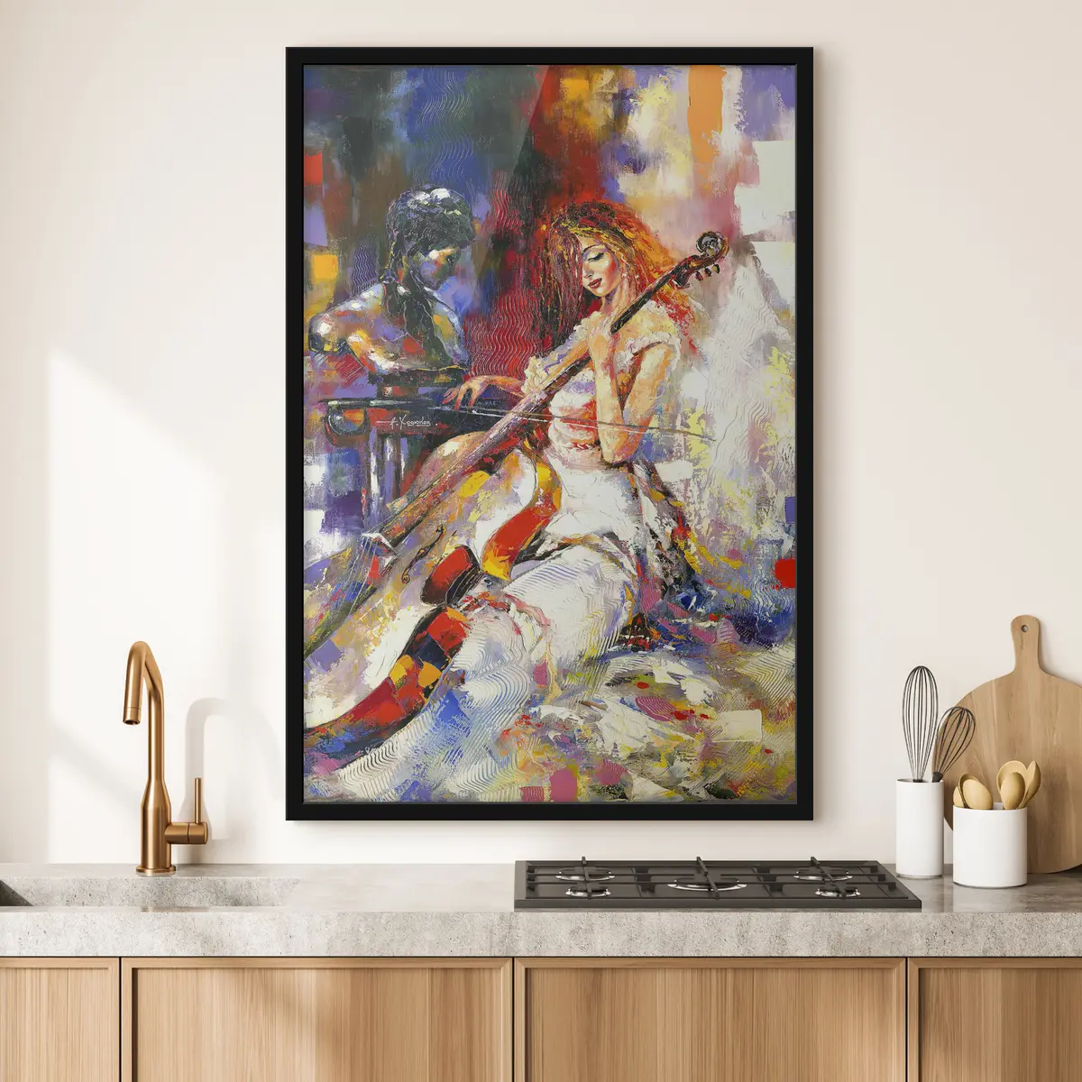 Poster Melodia e colore in perfetta armonia f16795