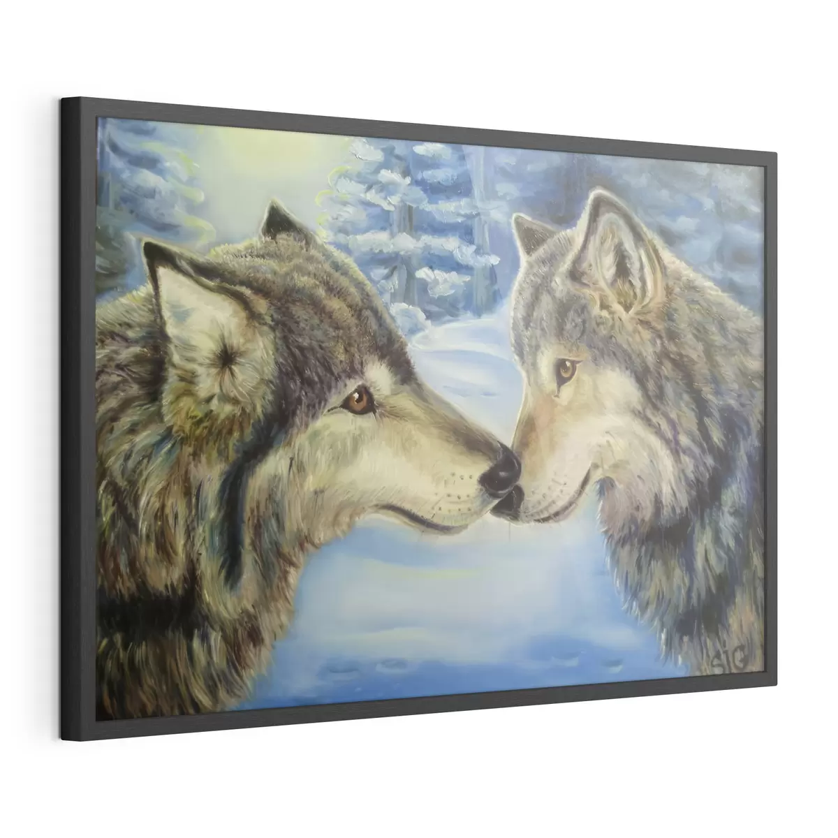 Poster In due nella neve f15354