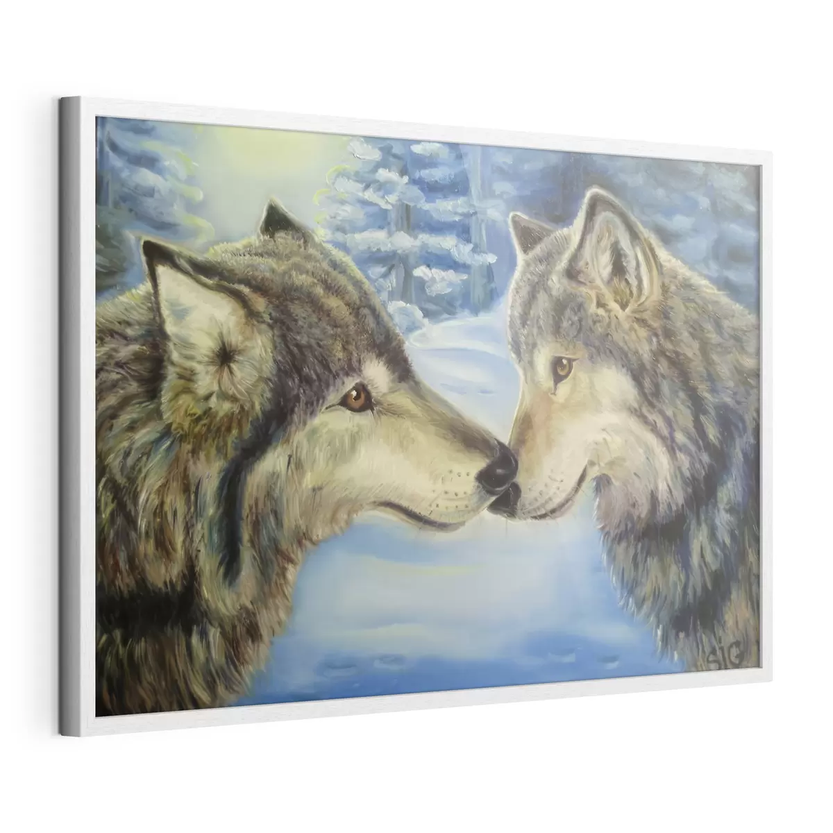 Poster In due nella neve f15354