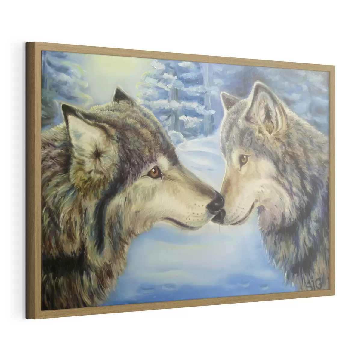 Poster In due nella neve f15354