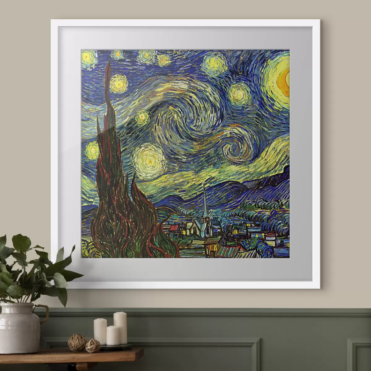 Poster Notte stellata, Vincent van Gogh f15213