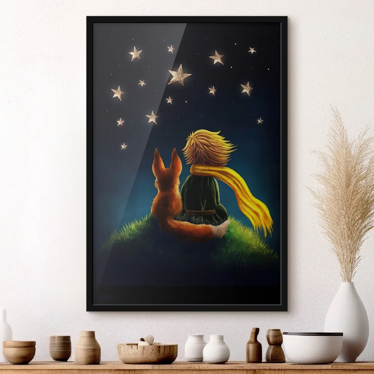 Poster Sognando sotto il cielo stellato f15087