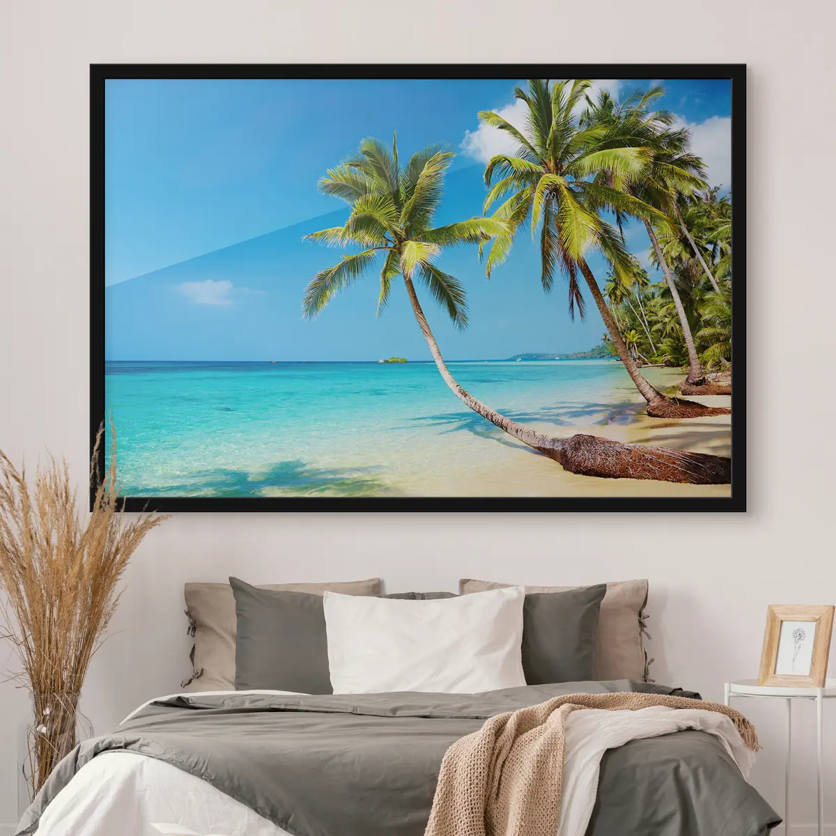 Poster Paradiso tropicale sotto un cielo azzurro e limpido f08296