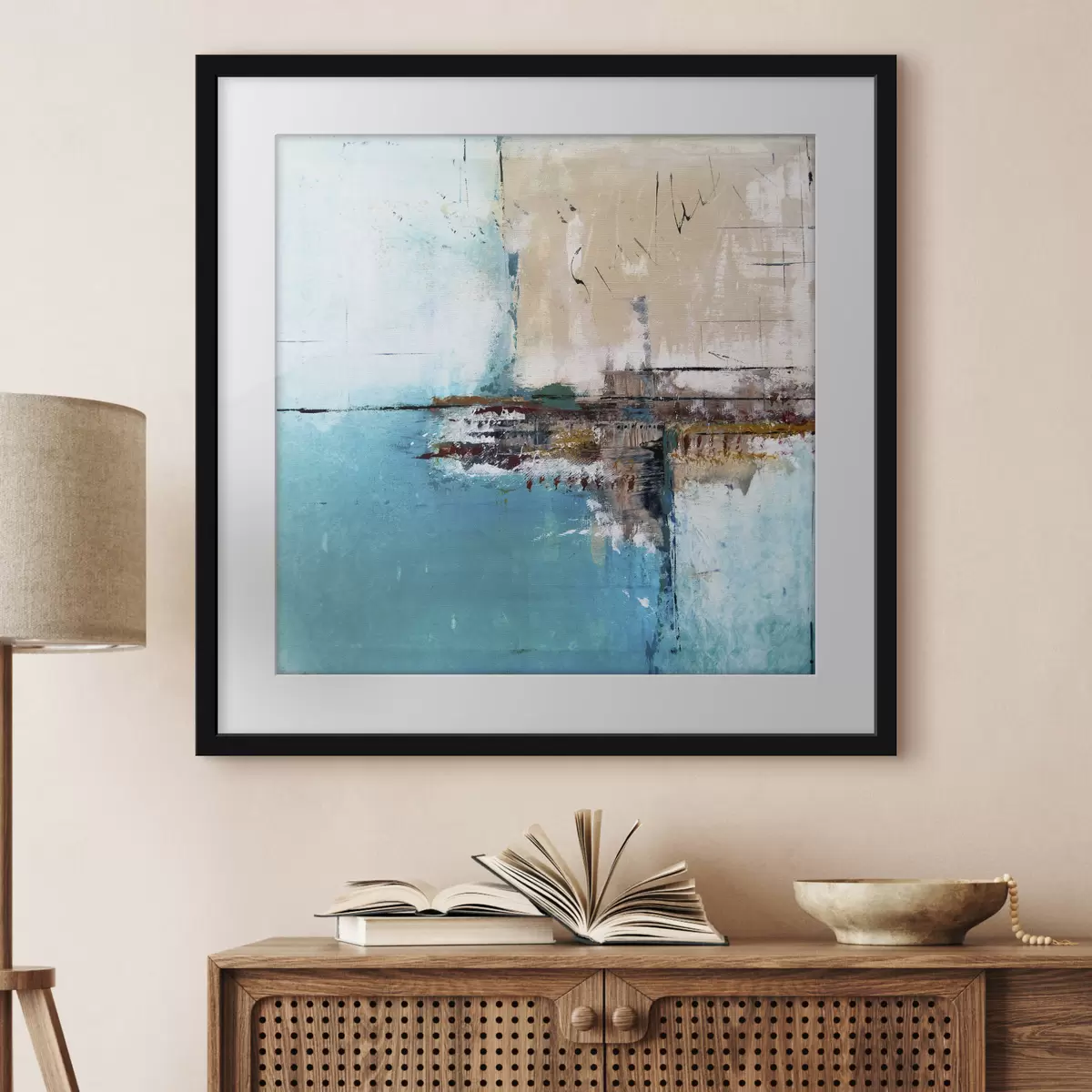 Poster Approdo turchese f01169