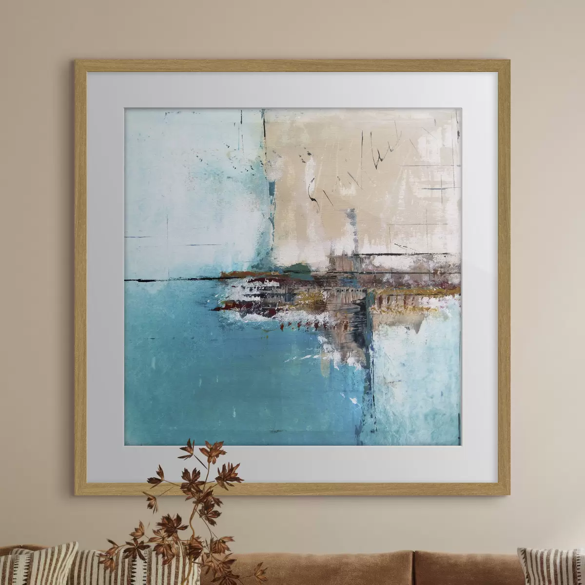 Poster Approdo turchese f01169
