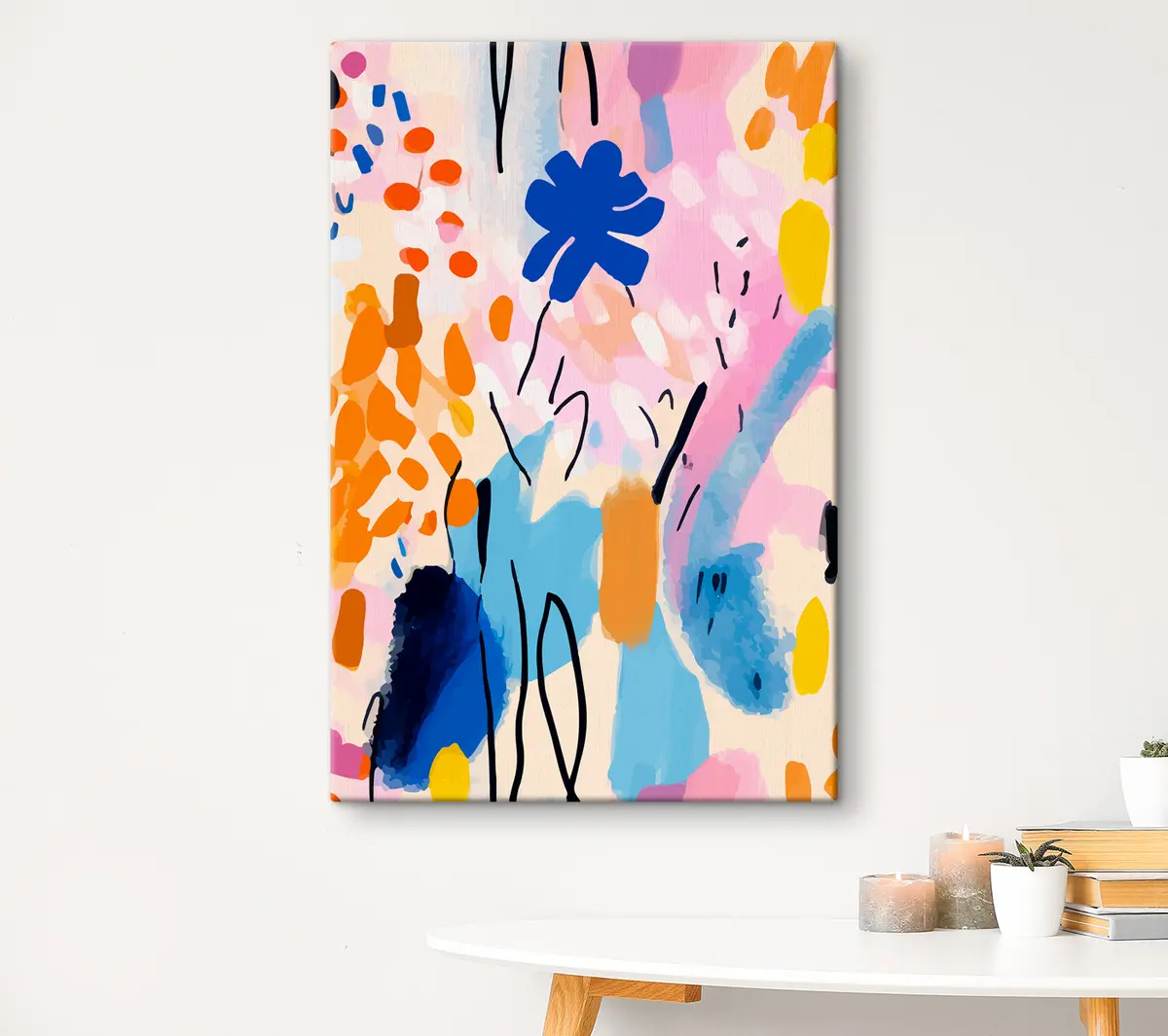 carta da parati Colori vivaci e forme astratte si scontrano nr. s36596