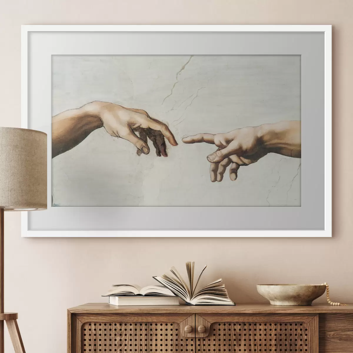 Poster Creazione di Adamo: tocco f11909